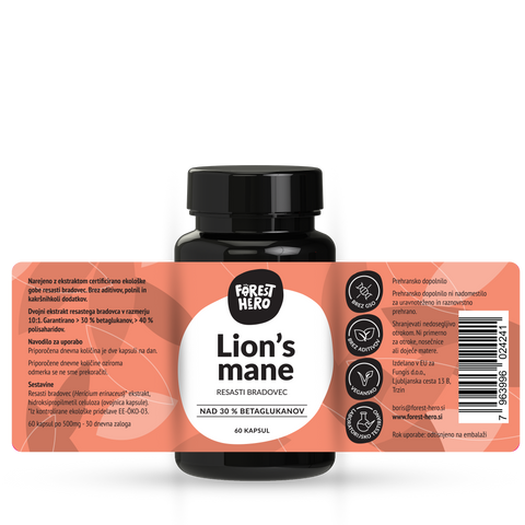Bio Lion's Mane - kapsule