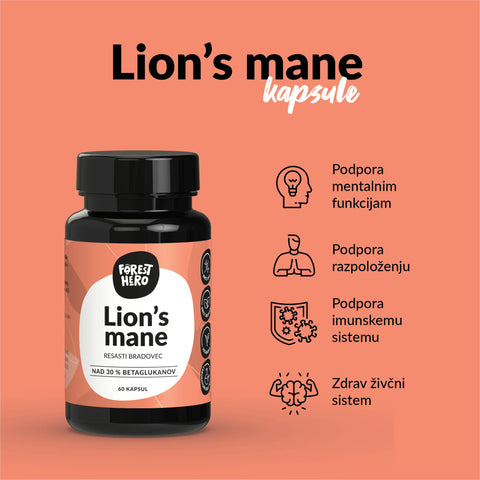 Bio Lion's Mane - kapsule