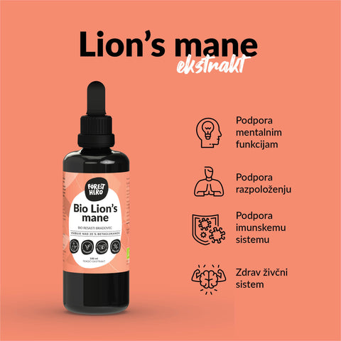 Bio Lion's Mane - tekoči ekstrakt