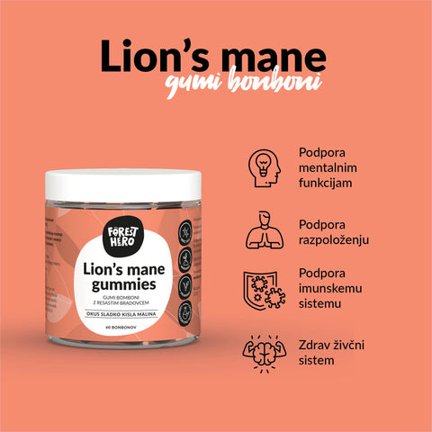 Lion's Mane - gumi bonboni